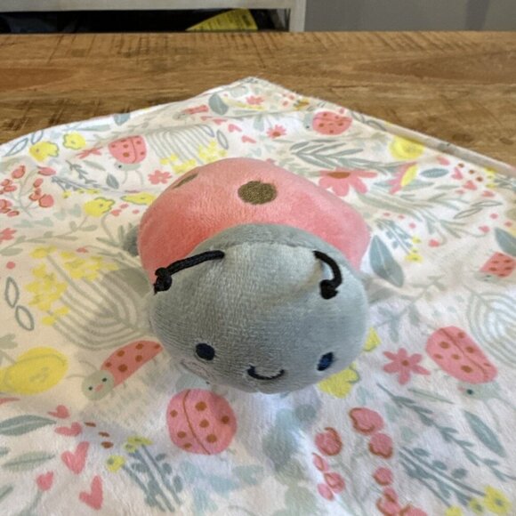 Carters Just One You Plush LADYBUG Security Blanket Lovey Floral #68080 Target - Picture 2 of 7